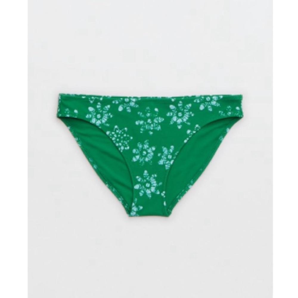 NWT Aerie - “Full Coverage Bikini Bottom” - Color: Great Lawn